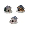 Zakka amor valla marina casa paisaje en miniatura decoración accesorios resina adornos de casa pequeña adornos de villa