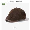 Chapéu estilo japonês retrô e avançado, frente e verso, chapéu de casal da moda, boina da moda, chapéu de língua de pato para homens e mulheres