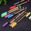 Fornecimento Direto da Fábrica caneta marcador metálica colorida caneta marcador de tinta à base de água caneta marcador de tinta de fogo álbum DIY Caneta para Diário