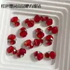 Accesorios Populares para Uñas, Lujo Accesible Bolas Cuadradas Gruesas Hechas a Mano con Diamantes, Accesorios para Uñas de Aleación de Cristal Super Brillantes de Celebridad de Internet