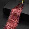 Amazon Tinsel para Cabello Láser Dorado Alambre Metálico Brillante Extensiones de Cabello Sin Costuras [Procesamiento Personalizado]