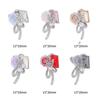 Celebridad en línea joyería para uñas mariposa Camelia ángulo recto pila Diamante Maillard Perla aleación accesorios para uñas Flor Diamante Bola