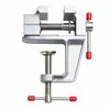 Mini tornillo de banco, tornillo de banco de aleación de aluminio para mesa, adecuado para varios escenarios de reparación DIY y modelado artesanal, proporciona sujeción estable