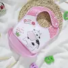 Productos para Niños Impermeable y Anti-Suciedad Servilleta para Saliva Babero Eva para Bebé con Bolsillo para Arroz de Dibujos Animados