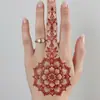 Flor Roja Color Duradero Tatuaje Pegatina Dopamina Alto Valor Atmósfera Lavable Pierna Brazo Chica Caliente Pegatina