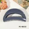 Qiyue Clip de Agarre de Aceite en Spray UV de Alta Gama para PC Transfronterizo Pinza para el Cabello de la Parte Posterior de la Cabeza Accesorios para el Cabello Pinza Grande de Tiburón Tocado para Mujeres
