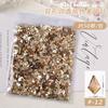 Manicura de diamantes de Año Nuevo champán plano diamante de cristal de forma especial tamaño grande pequeño mini gota de agua amor diamante joyería para uñas