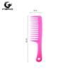 Peine de Cuchillo Grande Colorido Salón de Peluquería Modelado de Cabello Rizado Dientes Anchos Que No Se Pegan Peine de Dientes Grandes Salón de Peluquería Hogar Plástico Peine de Dientes Anchos