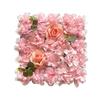 Simulação de Casamento Parede de Flores Fileira de Flores Simulação Decoração de Vitrine de Shopping Center Planta Verde Planta Simulada Parede de Plantas Parede de Hortênsia Rosa