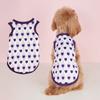 Colete para Cães Fino Respirável Pequeno Cão Lingge Amor Pegadas Filhote Urso Coelho Estampa Roupas de Pelúcia