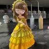Muñeca de vinilo pintada estilo hermana Tuo, resistente a caídas, yeso para graffiti, base blanca, puesto de parque, alcancía pintada a mano