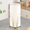 Entrega Direta da Fábrica Arte em Ferro Metálico Nórdico Suporte de Papel Toalha de Chão para Cozinha, Suporte de Papel Toalha de Mesa, Suporte de Papel em Rolo para Desktop Sem Furo