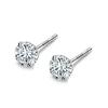 Aretes de circonita de plata de ley S999 para dormir sin necesidad de quitarse los aretes, palitos para las orejas, nuevos aretes de temperamento femenino 2021