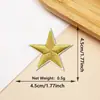 Parche Bordado de Estrella para Ropa, Zapatos y Sombreros Reparación y Decoración Estrella Pequeña de Cinco Puntas Multicolor Parche Adhesivo para Planchar DIY Parche