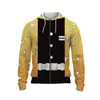 2022 nueva serie de anime transfronteriza patrón 3D estampado digital cárdigan con capucha para hombre sudadera con capucha y cremallera estilo europeo y americano