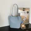 Bolsa Balde de Mão Xiaomi Elegante Nova Moda Textura Trançada Grande Capacidade Bolsa de Ombro Casual Elegante para o Trabalho Bolsa Mãe e Filho