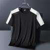 Camiseta de Seda Helada para Hombre y Mujer Talla Extra K Pino Deportes Exterior Puntada Waistle Inserción de Color Camiseta Corta de Pareja Compra Grupal Manga Corta Ropa de Trabajo