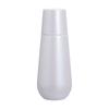 Botella de plástico PET para tóner, botella de aceite esencial cosmético, 120 ml, botella de plástico para loción de esencia para el vientre graso, color blanco perla.