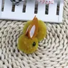 Pin de conejo lindo de peluche bola de pelo accesorios para el cabello joyería coreana de alta gama bola de pelo diy accesorios para el cabello para niños