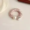Elásticos de Cabelo Rosa para o Verão, Cordões de Cabelo Super Delicados, Scrunchies para Mulheres, Acessórios de Cabelo Elásticos de Alta Qualidade e Estilosos, que Rejuvenessem