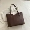 Bolsa Feminina com Alto Valor Estético, Luxo Leve, Grande Capacidade, Bolsa de Ombro Feminina, Novo Estilo, Simples, Fashion, Casual, Bolsa Tote Texturizada