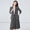 Venta al por mayor Otoño Nuevo Temperamento Ropa de Trabajo Ropa Profesional Traje Formal Traje de Falda Sobre la Rodilla Conjunto de Dos Piezas para Mujer