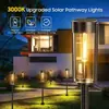 Nuevas luces solares de suelo transfronterizas, luces de patio exteriores, luces de ambiente, luces de paisaje para jardines y villas, luces de césped con filamento de tungsteno