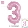 Comercio Exterior Nuevo Modelo 32 pulgadas Versión Americana Mediano Digital Globo de Película de Aluminio Tapa Dura 80cm Oro Rosa Decoración de Fiesta de Cumpleaños