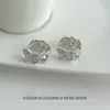 Diseño Elegante de Nicho Exquisitos Pendientes de Pétalos de Encaje Moda para el Trabajo Lujo Ligero Personalidad de Gama Alta Pendiente