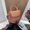 High-end Western Style Small Bag Mulheres 2024 Novo Verão All-match Crossbody Bag moda Super Popular Bolsa de selim portátil