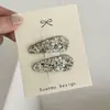 Pinzas Brillantes para el Cabello de Niña Pasador de Princesa Pinza para Flequillo Frente Pinza BB Dulce para Niña Gota de Agua
