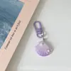 Llavero Creativo de Concha de Perla con Gradiente Soñador Colgante Divertido de Bolsa de Dibujos Animados Accesorios de Regalo para Pareja Mejor Amigo