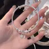 Pulsera Sencilla de Aleación Pulsera Atrapasueños Regalo para Mejor Amiga o Novia Diseño Versátil con un Toque de Lujo para Chicas Estilo Ins