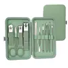 Set de Regalo Portátil de Acero al Carbono de 10 Piezas para Uso Doméstico, Set de Cortaúñas, Cortaúñas de Alta Calidad del Fabricante Original en Stock