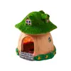 Decoración de Paisajismo para Acuario, Casa de Champiñones con Musgo, Casa de Escondite, Decoración de Acuario, Artesanías de Resina, Casa de Escondite para Peces y Camarones