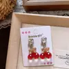 Pendientes de Clip de Resina Coloridos Lindos con Forma de Personaje de Dibujos Animados para Niñas, Accesorios de Pendientes de Lazo Corazón Explosivo