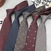 Corbata de Estilo Nuevo, Corbata Formal, Corbata de Moda para Negocios Jacquard, Corbata de Hombre de Lunares de 8 cm, Entrega Directa de Fábrica