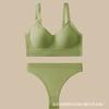 Traje de sujetador de encaje talla grande transfronterizo para mujer, camisola espalda bonita, sujetador envuelto en el pecho sin aros, conjunto de lencería