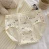 18cm entrepierna extendida categoría A algodón para bebé 7A algodón antibacteriano en la entrepierna ropa interior para mujer color liso ropa interior de cintura para niñas mujeres