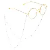 Cadena de Gafas de Metal de Moda Transfronteriza Europea y Americana para Colgar en el Cuello Cordón Anticaída para Gafas Cadena de Mascarilla Cuerda para Mascarilla Cordón para Gafas