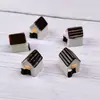 Musgo Micro Paisaje Molino de Viento Cabaña Castillo Molino de Viento Resina Suculenta Adornos Creativos Manualidades DIY Adornos Pequeños