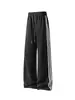 Colección Otoño 2026: Pantalones Largos de Mezcla de Algodón con Tres Rayas, Sin Sombra para Pared, Tallas M-5XL, HK261033-Especial P32