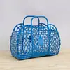 Cesta Portátil para Artículos de Tocador, Cesta Versátil Hueca para Compras y Snacks, Cesta de Baño Plegable Portátil Grande, Cesta Portátil para Frutas