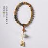 Seleção de raiz de Bodhi estilo natural contas de Bodhi de Dunhuang colar para segurar na mão estilo étnico Caixa de sachê de Pedra Luminosa