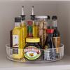 Caja de Almacenamiento Redonda Multifuncional para Cosméticos, Caja para Especias para Encimera de Cocina, Tarro para Especias, Estante Giratorio para Almacenamiento de Frutas y Verduras