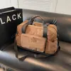 Bolsa de Viaje Multifuncional Ligera, Bolsa de Equipaje de Gran Capacidad para Viajes de Negocios de Corta Distancia, Bolsa de Almacenamiento de un Solo Hombro, Bolsa Plegable para Fitness para Mujeres