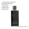 Em estoque elegante frasco de perfume de vidro preto elegante frasco de perfume de vidro portátil quadrado preto baioneta cilíndrica