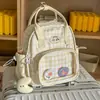 2025 Nueva Elegante Bolsa Ita Estilo Japonés Mochila Estilo Ins para Mujer, Mochila Pequeña para Viajes, Bolso de Hombro Multifuncional para Mujer