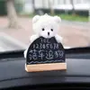 Tarjeta de Aparcamiento para Coche, Placa con Número de Teléfono para Mover el Coche, Adornos Retro Personalizados Creativos, Pizarra Pequeña, Placa de Matrícula Temporal para Mover el Coche