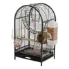Jaula para pájaros sin instalación Villa para pájaros Jaula para loros Jaula para pájaros de paisaje Cacatúa Periquito Villa grande Hogar Jaula para pájaros de acrílico